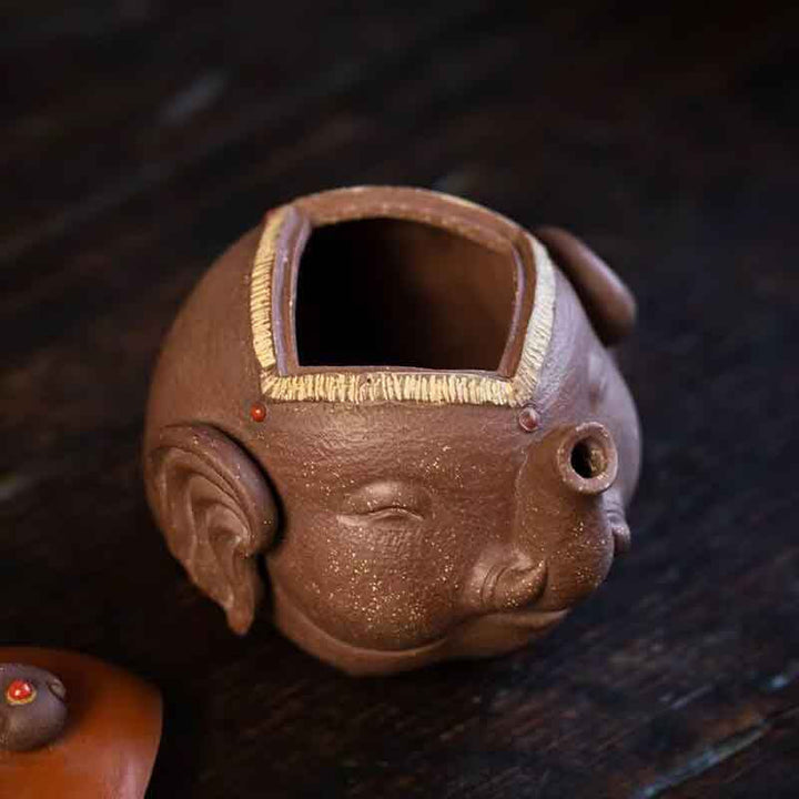 Auspicious Elephant Zisha Teapot