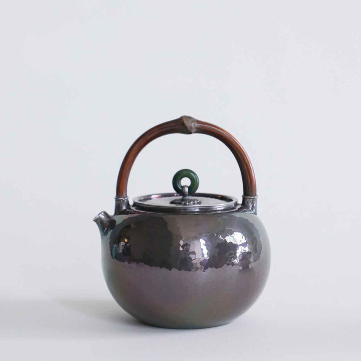 Silver Kettles Rattan-handle Silver Pot