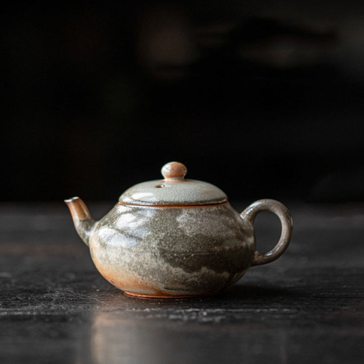 Shino Teapot Firewood-fired Hand-held Pot