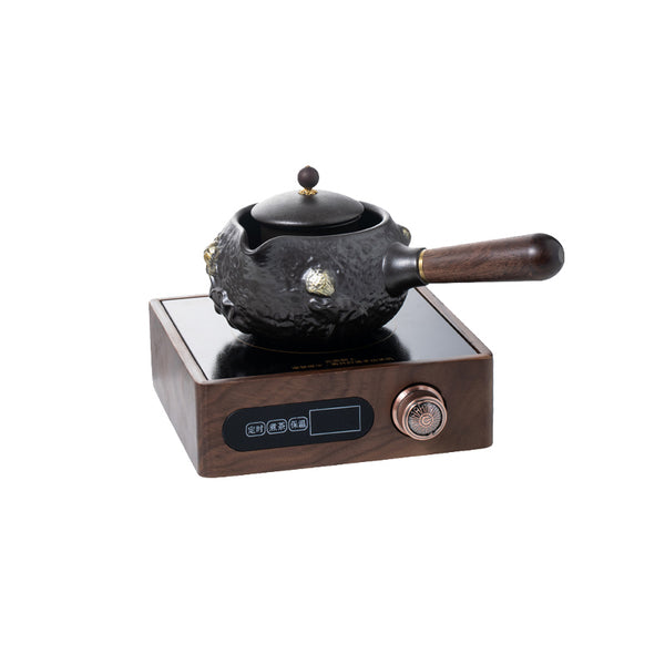 Square Walnut Electric Ceramic Stove