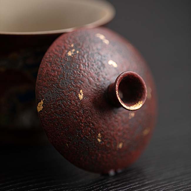 Thangka Pottery Gaiwan Gong Fu Set