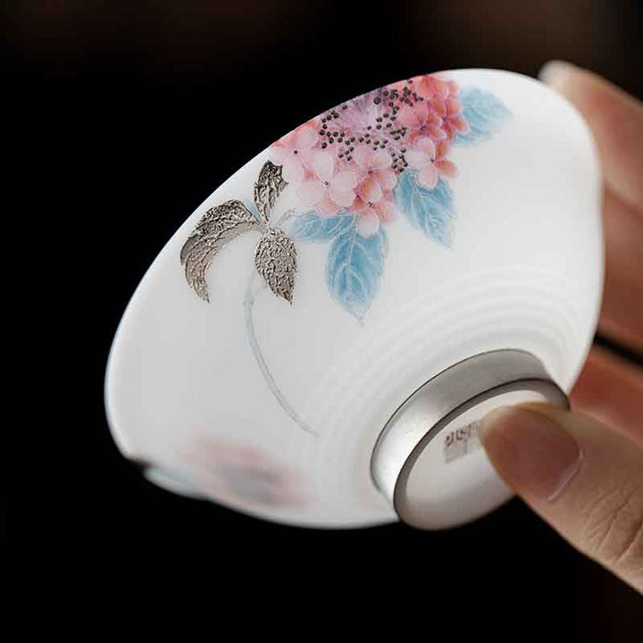 Ultra-thin Jade Porcelain Ice Jade Teacup