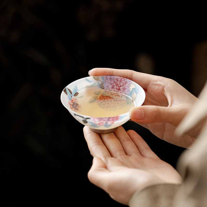 Ultra-thin Jade Porcelain Ice Jade Teacup