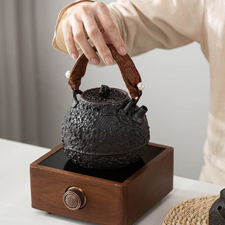 Rock Ore Coarse Pottery Tea Kettle