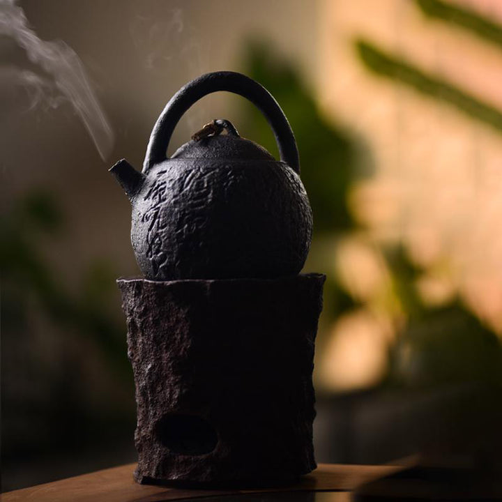 Zisha Tea Kettle Wabi-sabi Purple Sand Clay Pot